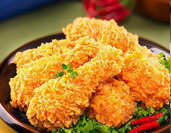 鳞片脆炸鸡家做用料